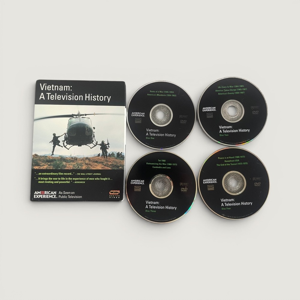 Vietnam A Television History PBS American Experience 2004 4-Disc DVD Set WGBH